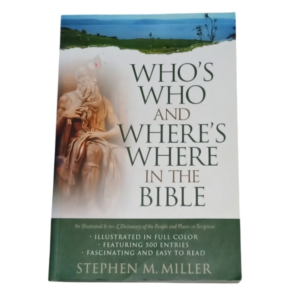 🦜 2/$10 Who's Who and Where's Where in the Bible Book